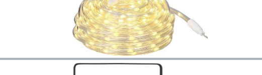 37m Lichterschlauch Warmwei&szlig;